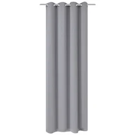 Blackout curtain with metal eyelets 270x245 cm gray by vidaXL, Curtains and curtains - Ref: Foro24-132206, Price: 33,05 €, Di...