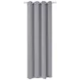 Cortina opaca con ojales de metal 270x245 cm gris de vidaXL, Cortinas y visillos - Ref: Foro24-132206, Precio: 33,05 €, Descu...