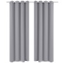Verdunkelungsvorhang mit Metallösen 270x245 cm grau von vidaXL, Vorhänge und Gardinen - Ref: Foro24-132206, Preis: 42,82 €, R...