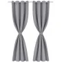 Cortina opaca con ojales de metal 270x245 cm gris de vidaXL, Cortinas y visillos - Ref: Foro24-132206, Precio: 33,05 €, Descu...