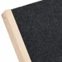 Hunderampe aus massivem grauem Tannenholz 70x35 cm von , Stufen und Rampen für Haustiere - Ref: Foro24-172418, Preis: 47,11 €...