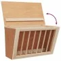 Heufutterstation für Kaninchen aus massivem Tannenholz 37x18,5x23 cm von , Futternäpfe, Futtertröge und Tränken für Haustiere...