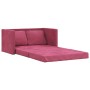 Bodenschlafsofa 2 in 1 roter Samt 122x204x55 cm von , Sofas - Ref: Foro24-353960, Preis: 223,04 €, Rabatt: %