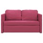 Floor sofa bed 2 in 1 red velvet 122x204x55 cm by , Sofas - Ref: Foro24-353960, Price: 223,04 €, Discount: %