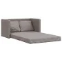 Floor sofa bed 2 in 1 Taupe gray fabric 112x174x55 cm by , Sofas - Ref: Foro24-353969, Price: 225,73 €, Discount: %