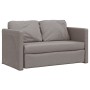 Floor sofa bed 2 in 1 Taupe gray fabric 112x174x55 cm by , Sofas - Ref: Foro24-353969, Price: 213,12 €, Discount: %