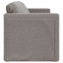 Floor sofa bed 2 in 1 Taupe gray fabric 112x174x55 cm by , Sofas - Ref: Foro24-353969, Price: 213,12 €, Discount: %
