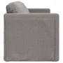 Floor sofa bed 2 in 1 Taupe gray fabric 112x174x55 cm by , Sofas - Ref: Foro24-353969, Price: 225,73 €, Discount: %