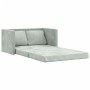 Floor sofa bed 2 in 1 light gray velvet 122x204x55 cm by , Sofas - Ref: Foro24-353957, Price: 230,26 €, Discount: %
