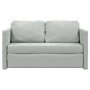 Floor sofa bed 2 in 1 light gray velvet 122x204x55 cm by , Sofas - Ref: Foro24-353957, Price: 230,26 €, Discount: %