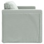 Floor sofa bed 2 in 1 light gray velvet 122x204x55 cm by , Sofas - Ref: Foro24-353957, Price: 230,26 €, Discount: %