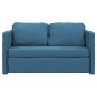 Bodenschlafsofa 2 in 1 blauer Samt 122x204x55 cm von , Sofas - Ref: Foro24-353962, Preis: 232,82 €, Rabatt: %
