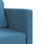Bodenschlafsofa 2 in 1 blauer Samt 122x204x55 cm von , Sofas - Ref: Foro24-353962, Preis: 232,82 €, Rabatt: %