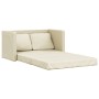 Floor sofa bed 2 in 1 cream synthetic leather 112x174x55 cm by , Sofas - Ref: Foro24-353974, Price: 182,71 €, Discount: %