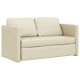 Floor sofa bed 2 in 1 cream synthetic leather 112x174x55 cm by , Sofas - Ref: Foro24-353974, Price: 182,71 €, Discount: %