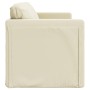 Floor sofa bed 2 in 1 cream synthetic leather 112x174x55 cm by , Sofas - Ref: Foro24-353974, Price: 182,71 €, Discount: %