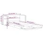 Floor sofa bed 2 in 1 cream synthetic leather 112x174x55 cm by , Sofas - Ref: Foro24-353974, Price: 221,73 €, Discount: %