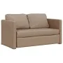 Floor sofa bed 2 in 1 cappuccino synthetic leather 112x174x55 cm by , Sofas - Ref: Foro24-353976, Price: 208,48 €, Discount: %