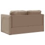 Floor sofa bed 2 in 1 cappuccino synthetic leather 112x174x55 cm by , Sofas - Ref: Foro24-353976, Price: 197,10 €, Discount: %