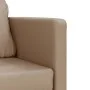 Floor sofa bed 2 in 1 cappuccino synthetic leather 112x174x55 cm by , Sofas - Ref: Foro24-353976, Price: 208,48 €, Discount: %