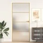Goldene Innentür aus gehärtetem Glas und Aluminium, 93 x 201,5 cm von , Türen für zu Hause - Ref: Foro24-155138, Preis: 207,6...