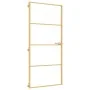 Goldene Innentür aus gehärtetem Glas und Aluminium, 93 x 201,5 cm von , Türen für zu Hause - Ref: Foro24-155138, Preis: 207,6...