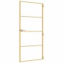 Goldene Innentür aus gehärtetem Glas und Aluminium, 93 x 201,5 cm von , Türen für zu Hause - Ref: Foro24-155138, Preis: 211,0...