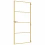 Puerta de interior dorada vidrio templado y aluminio 93x201,5cm de , Puertas para el hogar - Ref: Foro24-155138, Precio: 207,...