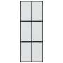 Sliding door made of black tempered glass and aluminum, 90x205 cm. by , Doors for the home - Ref: Foro24-155208, Price: 199,0...