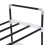 Shoe rack with 7 metal and black plastic shelves by vidaXL, Shoe racks and shoe organizers - Ref: Foro24-245627, Price: 33,61...