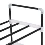 Shoe rack with 7 metal and black plastic shelves by vidaXL, Shoe racks and shoe organizers - Ref: Foro24-245627, Price: 33,17...