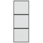 Puerta corredera vidrio templado y aluminio negra 76x205 cm de , Puertas para el hogar - Ref: Foro24-155198, Precio: 170,56 €...