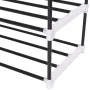 Shoe rack with 7 metal and black plastic shelves by vidaXL, Shoe racks and shoe organizers - Ref: Foro24-245627, Price: 33,17...
