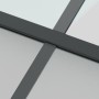 Schiebetür aus gehärtetem Glas und schwarzem Aluminium 76x205 cm von , Türen für zu Hause - Ref: Foro24-155222, Preis: 188,12...