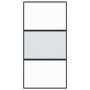 Sliding door made of tempered glass and black aluminum 102.5x205 cm by , Doors for the home - Ref: Foro24-155203, Price: 206,...