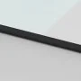 Schiebetür aus gehärtetem Glas und schwarzem Aluminium 102,5x205 cm von , Türen für zu Hause - Ref: Foro24-155203, Preis: 202...