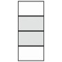 Schiebetür aus gehärtetem Glas und schwarzem Aluminium 90x205 cm von , Türen für zu Hause - Ref: Foro24-155220, Preis: 201,03...