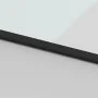 Sliding door made of black tempered glass and aluminum, 90x205 cm. by , Doors for the home - Ref: Foro24-155220, Price: 197,7...