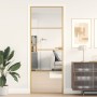 Goldene Innentür aus gehärtetem Glas und Aluminium 76x201,5cm von , Türen für zu Hause - Ref: Foro24-155132, Preis: 182,42 €,...