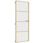 Goldene Innentür aus gehärtetem Glas und Aluminium 76x201,5cm von , Türen für zu Hause - Ref: Foro24-155132, Preis: 179,46 €,...