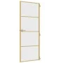 Goldene Innentür aus gehärtetem Glas und Aluminium 76x201,5cm von , Türen für zu Hause - Ref: Foro24-155132, Preis: 179,46 €,...