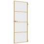 Goldene Innentür aus gehärtetem Glas und Aluminium 76x201,5cm von , Türen für zu Hause - Ref: Foro24-155132, Preis: 182,42 €,...