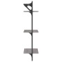 Wandregale 3 Ebenen Stangen 2 Stück Sonoma grau 30x25x100 cm von , Regale und Regale - Ref: Foro24-836261, Preis: 28,16 €, Ra...