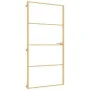 Goldene Innentür aus gehärtetem Glas Aluminium 102,5x201,5 cm von , Türen für zu Hause - Ref: Foro24-155139, Preis: 179,09 €,...