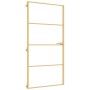 Puerta interior dorada vidrio templado aluminio 102,5x201,5 cm de , Puertas para el hogar - Ref: Foro24-155139, Precio: 181,6...