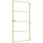 Goldene Innentür aus gehärtetem Glas Aluminium 102,5x201,5 cm von , Türen für zu Hause - Ref: Foro24-155139, Preis: 179,09 €,...