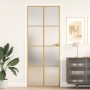 Goldene Innentür aus gehärtetem Glas und Aluminium 83x201,5cm von , Türen für zu Hause - Ref: Foro24-155145, Preis: 204,79 €,...