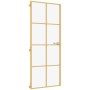 Goldene Innentür aus gehärtetem Glas und Aluminium 83x201,5cm von , Türen für zu Hause - Ref: Foro24-155145, Preis: 204,79 €,...