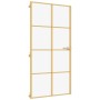 Puerta interior dorada vidrio templado aluminio 102,5x201,5 cm de , Puertas para el hogar - Ref: Foro24-155147, Precio: 184,1...