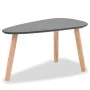 Satz Couchtische, 2 Einheiten, aus massivem schwarzem Kiefernholz von vidaXL, Couchtisch - Ref: Foro24-244732, Preis: 94,20 €...